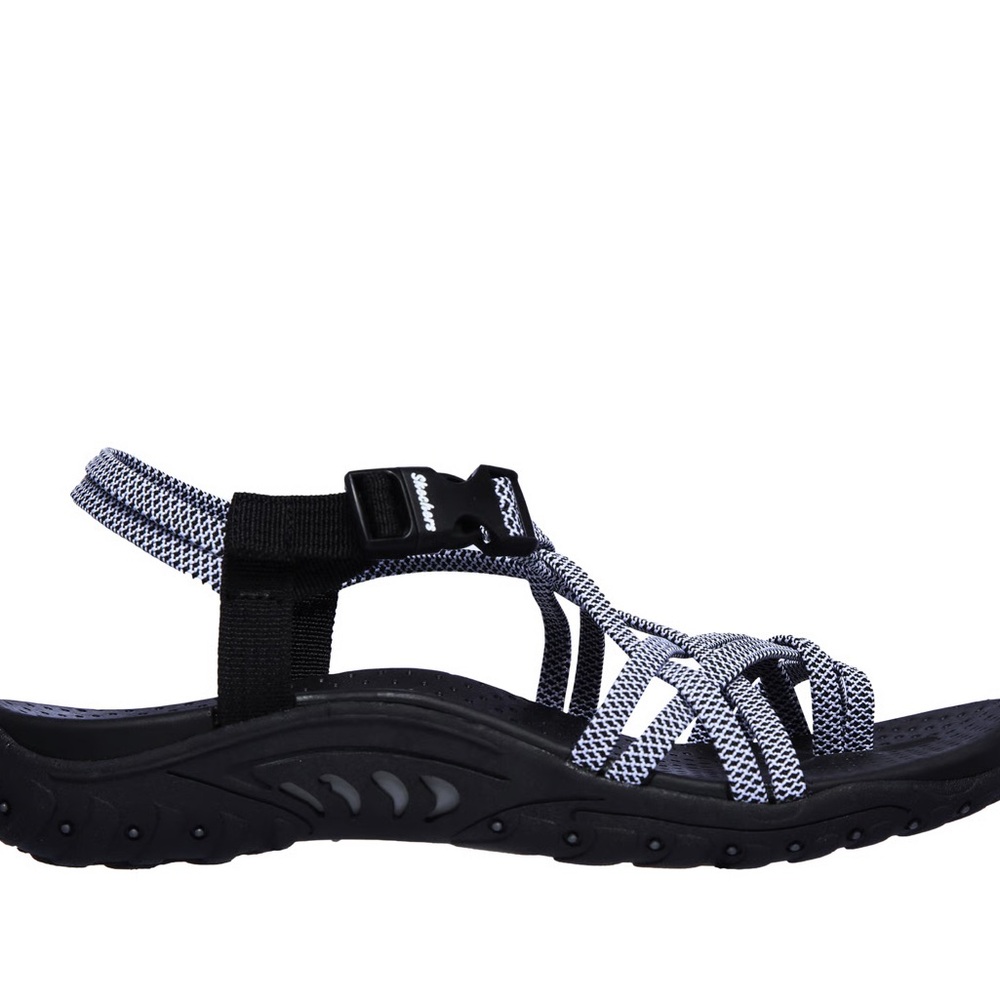 Skechers women’s outdoor sandals Stylish Black and White